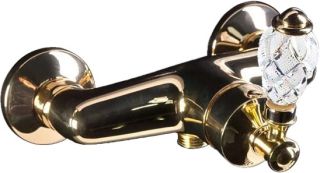 Смеситель для душа Boheme Vogue Crystal золото 214-CRST